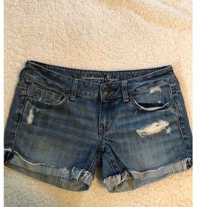 AEO Distressed Shorts